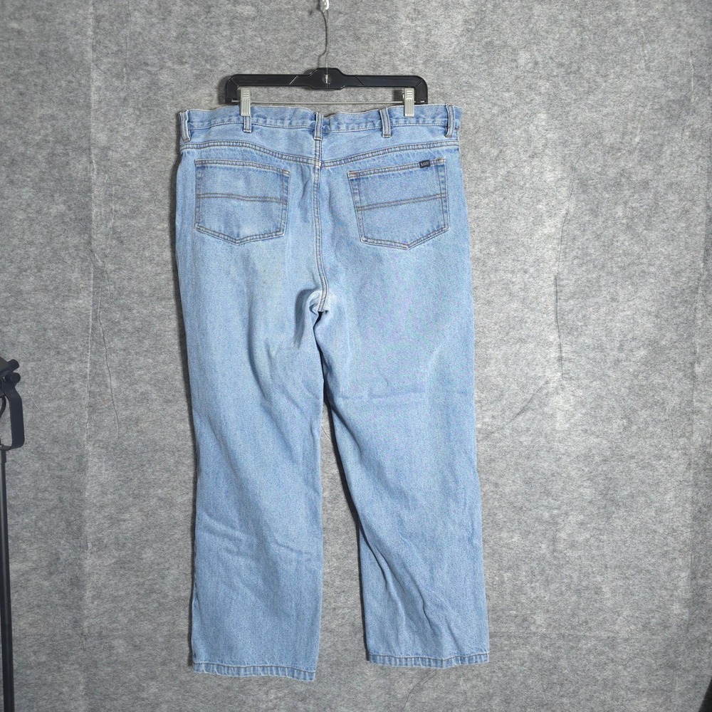 5.11 Tactical Jeans Mens 38x30 Blue Light Wash Straight Leg Cotton 74002 Denim - Picture 2 of 10